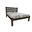 Solid Wood Queen Bed Frame In Brown