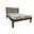 Solid Wood Queen Bed Frame In Brown