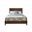Solid Wood Queen Bed Frame In Brown