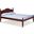 Solid Wood Reston Full Bed In Mahogany