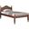 Solid Wood Reston Twin Bed In Mocha