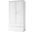 Solid Wood Smart Wardrobe In White