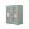 Solid Wood Tv Stand With Frosted Glass Doors And Adjustable Shelves In Sage