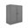 Solid Wood Tv Stand With Raised Panel Doors And Adjustable Shelves In Gray