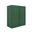 Solid Wood Tv Stand With Raised Panel Doors And Adjustable Shelves In Green