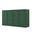 Solid Wood Tv Stand With Raised Panel Doors And Adjustable Shelves In Green