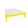 Solid Wood Twin Bed Frame In Canary Yellow