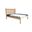 Solid Wood Twin Bed Frame In Natural