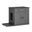 Solid Wood Ziva 2-Door Cat Litter Box Enclosure With Litter Catch In Gray