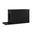 Solid Wood Ziva 3-Door Cat Litter Box Enclosure With Litter Catch In Black