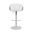 Solstice Adjustable Swivel Barstool with Upholstered Seat and Patterned Oak Wood Accents In Ivory and White