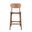 Solvang Wood Barstool In Brown Ale