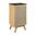 Soma 18 Inch Bathroom Vanity In Oak and Black