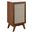 Soma 18 Inch Bathroom Vanity In Walnut and White