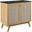 Soma 36 Inch Bathroom Vanity In Oak and Black