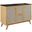 Soma 48 Inch Double Sink Bathroom Vanity In Oak and Black