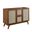 Soma 48 Inch Single Or Double Sink Compatible Bathroom Vanity Cabinet In Walnut