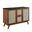 Soma 48 Inch Single Sink Bathroom Vanity In Walnut and Black