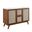 Soma 48 Inch Single Sink Bathroom Vanity In Walnut and White