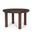 Soma Acacia Wood Round Dining Table In Red Brown