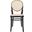 Sonia Black and Natural Cane Dining Chair Set of 2