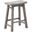 Sonoma 24 Inch Backless Saddle Stool In Storm Gray Wire-Brush