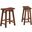 Sonoma Saddle 24 Inch Counter Stool Set of 2 In Chestnut Wire-Brush