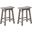 Sonoma Saddle 24 Inch Counter Stool Set of 2 In Storm Gray Wire-Brush