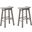 Sonoma Saddle 29 Inch Barstool Set of 2 In Storm Gray Wire-Brush