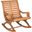 Sonora Teak Brown Rocking Chair