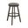 Sophia 26 Inch Counter Height Swivel Backless Stool In Cobblestone and Textured Ash