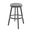 Sophia 26 Inch Counter Height Swivel Backless Stool In Firestone Grey and Charcoal Gray