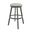 Sophia 30 Inch Bar Height Swivel Backless Stool In Firestone Grey and Irish Mist