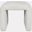 Sophia Curved Upholstered Waterfall Jacquard Petite Ottoman Bench Set of 2 In Natural