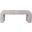 Sophia Curved Small Upholstered Waterfall Jacquard Bench In Grey