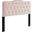 Sophia Tufted Performance Velvet Full/Queen Headboard In Pink