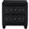 Sophia Upholstery Nightstand Made With Wood In Black
