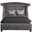 Sophia Upholstery Queen Size Bed Made With Wood In Gray