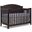 Sorelle Berkley Round Top Panel Crib In Espresso