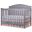 Sorelle Berkley Round Top Panel Crib In Gray