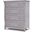 Sorelle Princeton Elite 4 Drawer Dresser In Weathered Gray