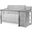 Sorelle Princeton Elite Panel Crib And Changer In Weathered Gray