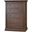 Sorelle Providence 5 Drawer Dresser In Chocolate