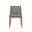 Sorrento Dining Chair In Natural and Palazzo Taupe