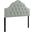 Sovereign Gray Queen Upholstered Fabric Headboard