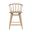 Fitz Solid Wood Curved Back Spindle Counter Stool In Natural