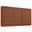Sparta Weave Vegan Leather Full Headboard In Walnut and Brown