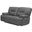 Spartacus Haze Dual Power Reclining Loveseat with Power Headrest