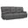 Spartacus Haze Dual Power Reclining Sofa with Power Headrest