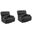 Spartacus Power Recliner Set of 2 In Black